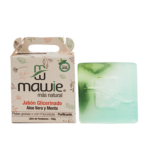 Jabón Mawie Aloe Vera Menta 100 gr