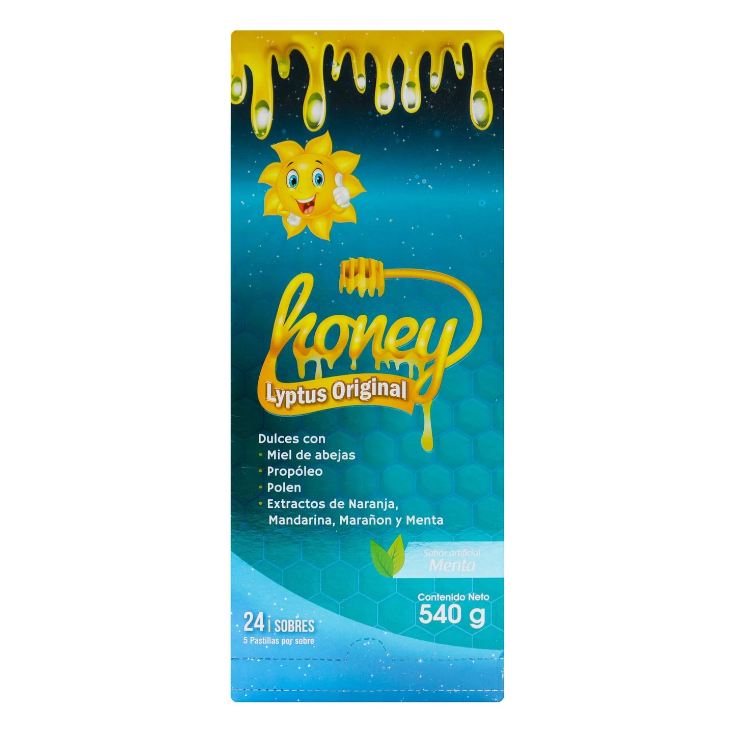 Honey Lyplus X 24 Sobres Menta