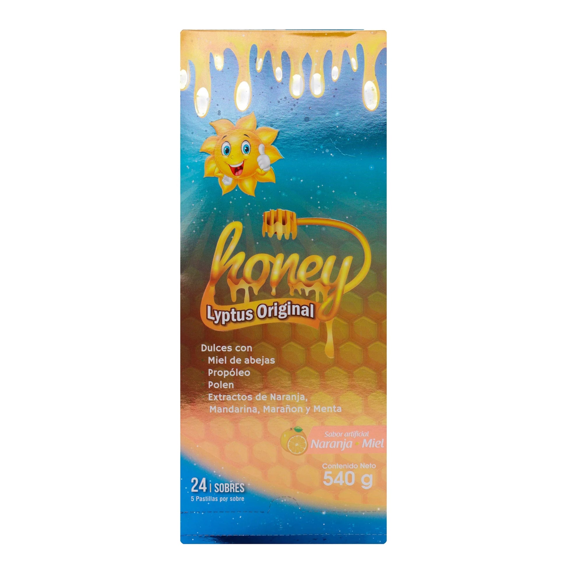 Honey Lyptus X 24 Sobres Naranja Miel