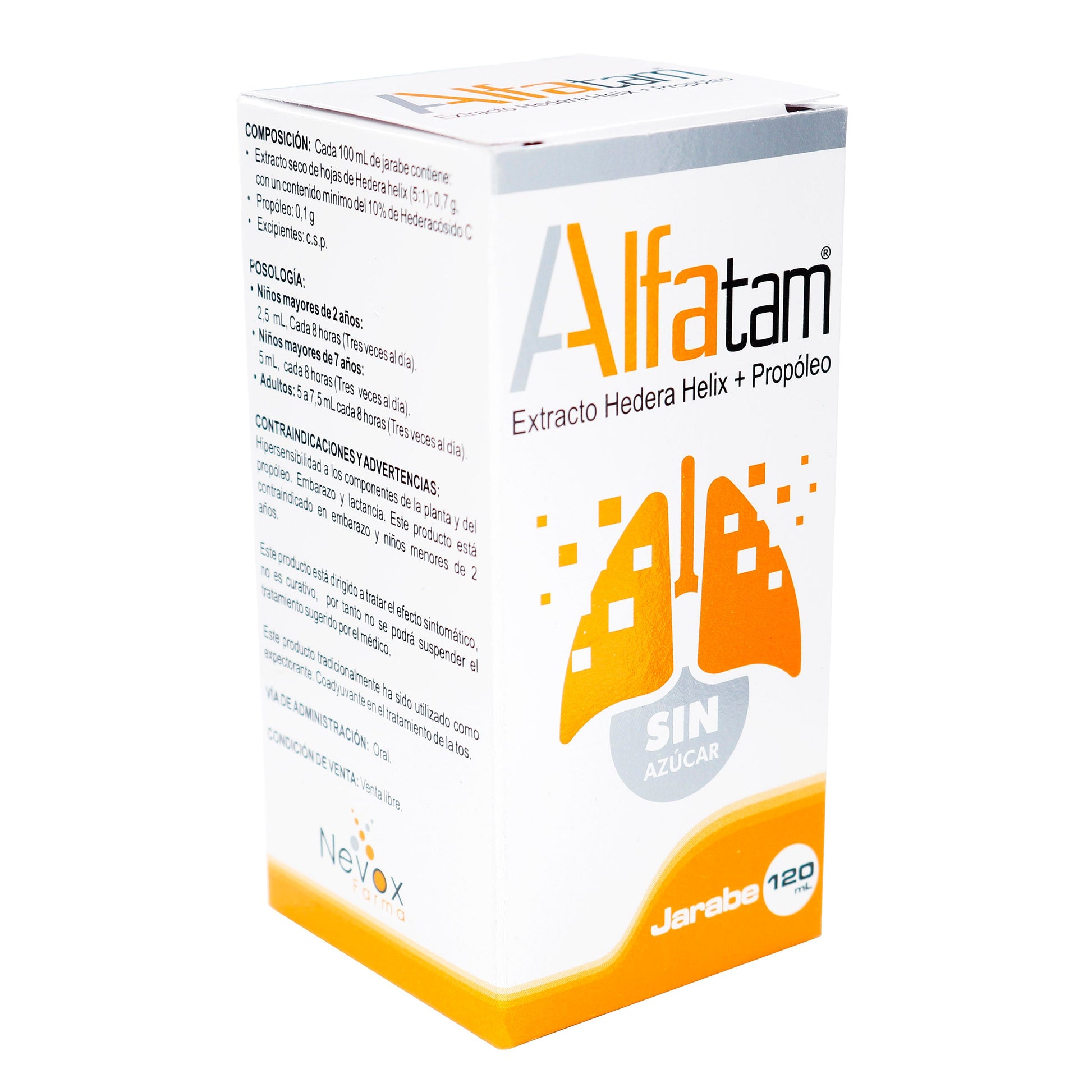 Alfatam 120 ml (hedera Helix+propoleo)