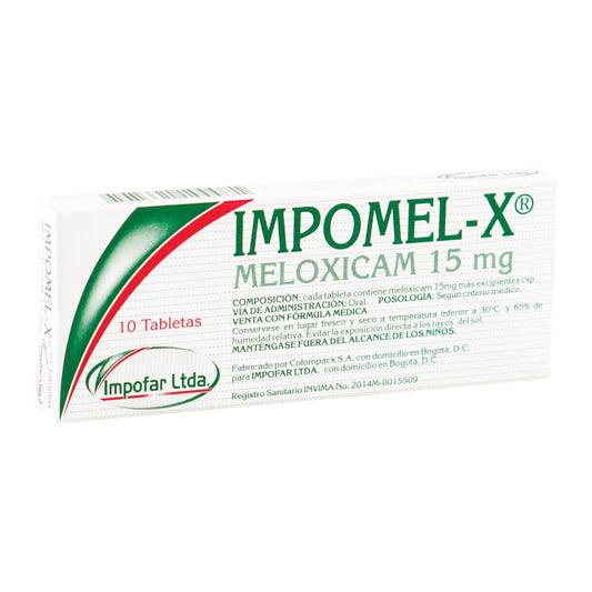 IMPOMEL X 15 mg Caja X 10