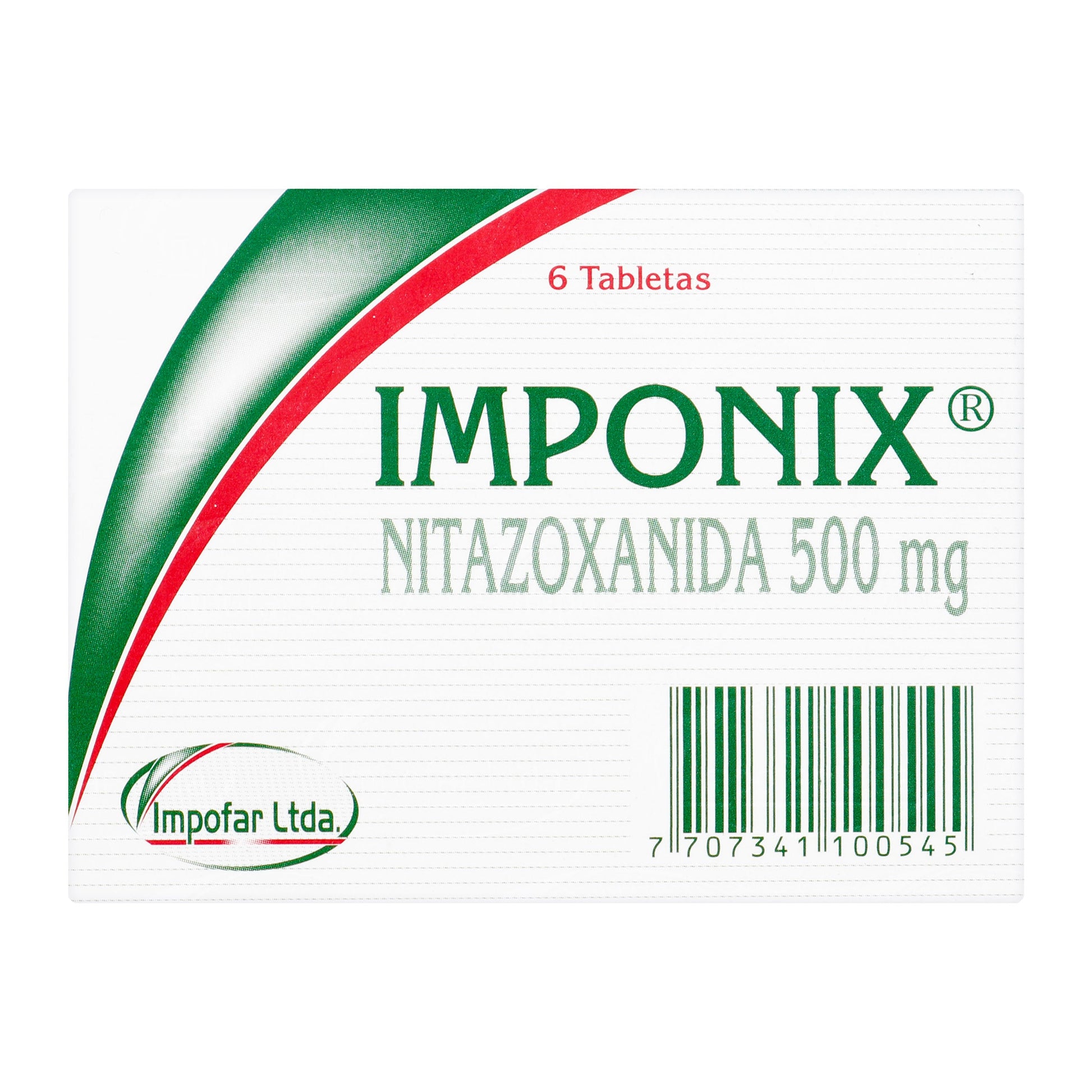 IMPONIX 500 mg 6 Tabletas