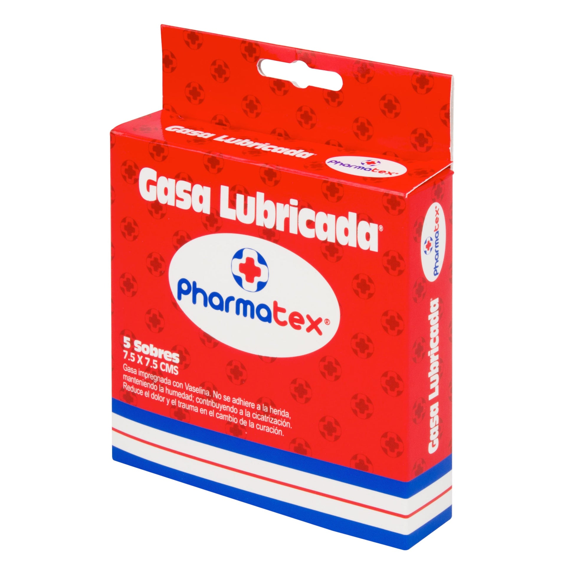 Gasa LubricanteADA Pharmatex 7.5x7.5cm 5 Sb