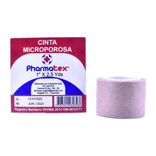 Micropore Pharmatex Piel 1 X 2.5 Yardas