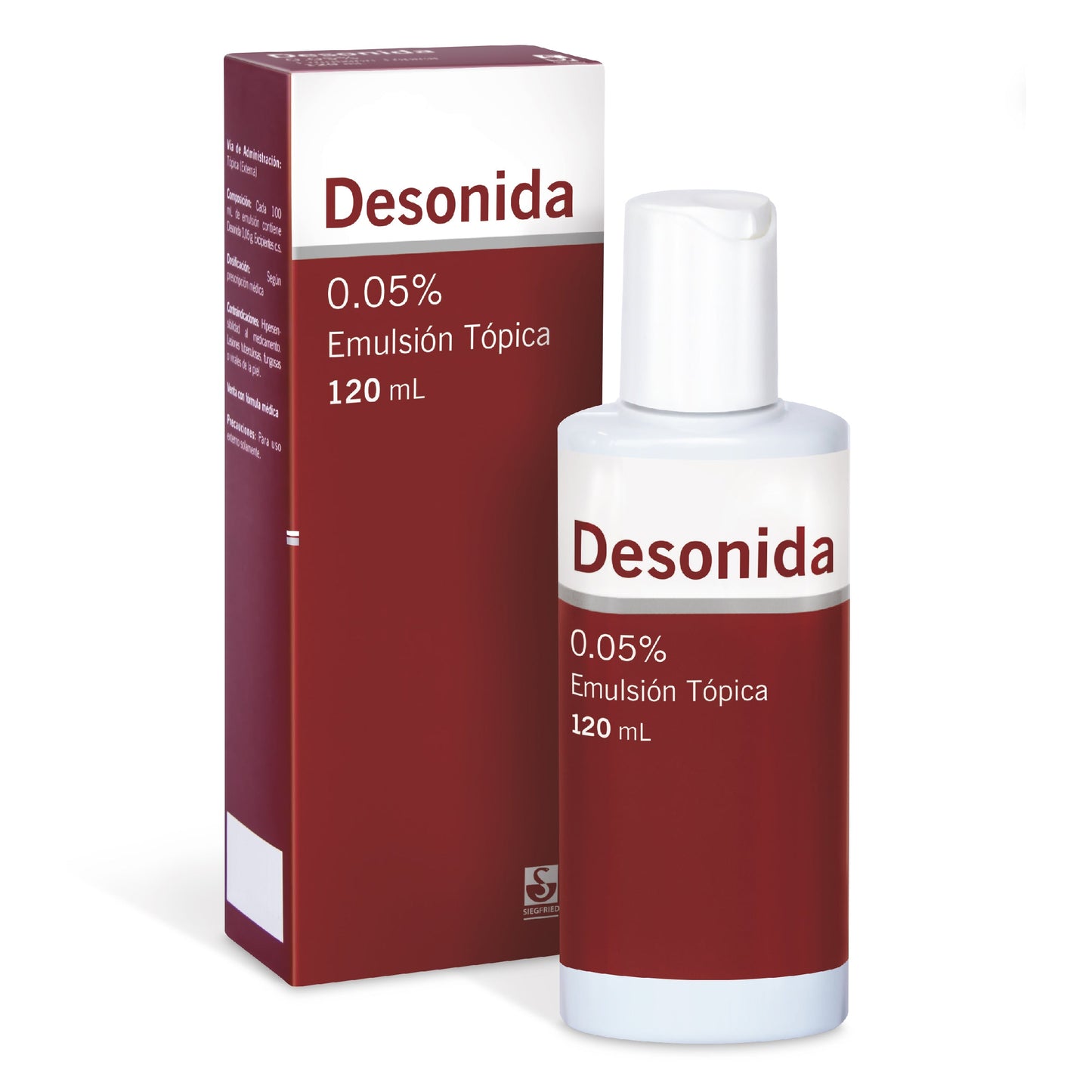 Desonida 0.05% Emulsion 120 ml