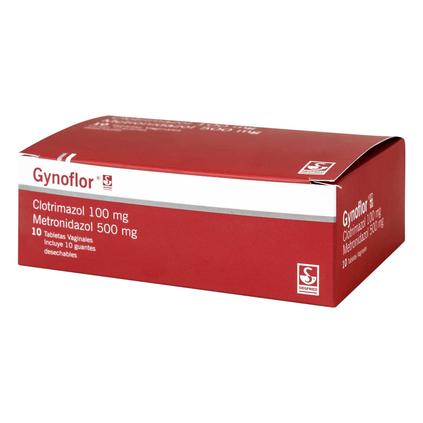 gYNOFLOR 500/100 mg 10 Tabletas Vaginal