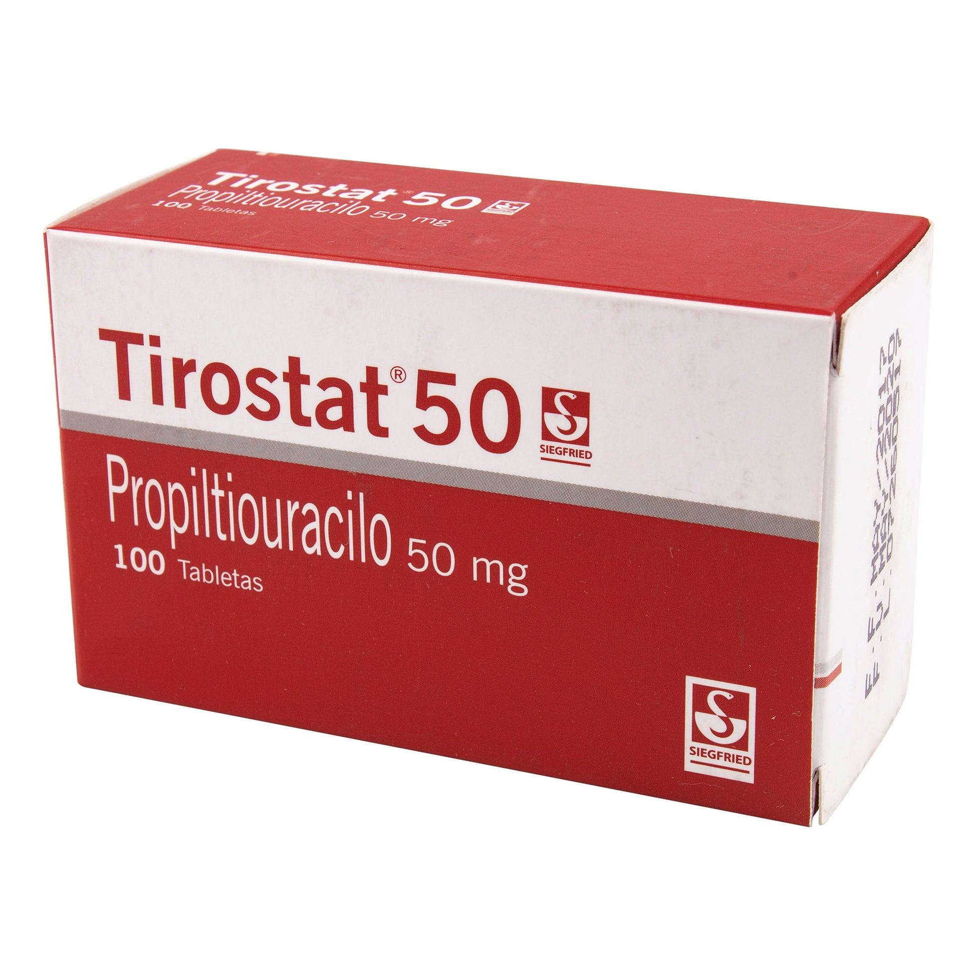 Tirostat 50 mg 100 Tabletas