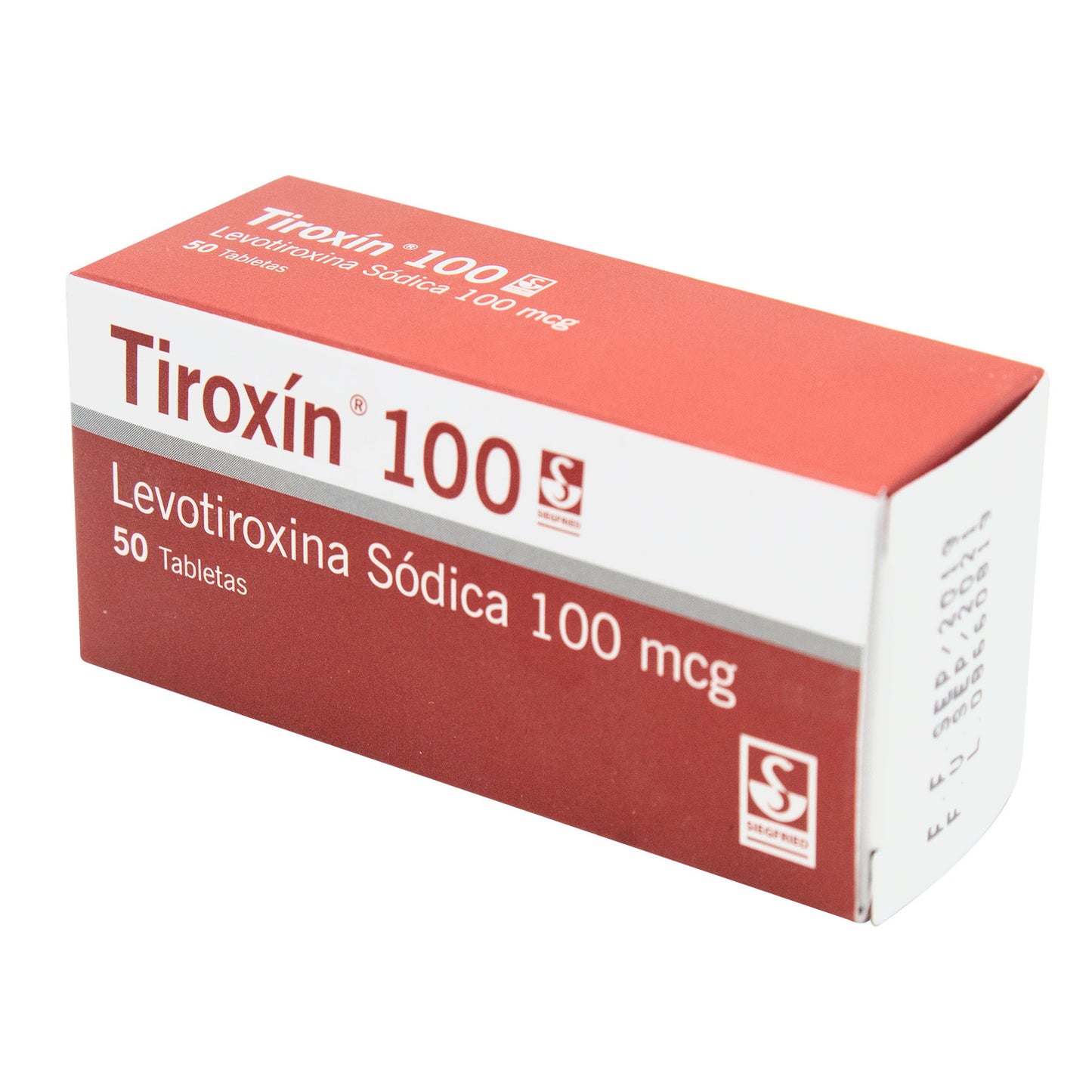 Tiroxin 100 mcg 50 Tabletas(PB)