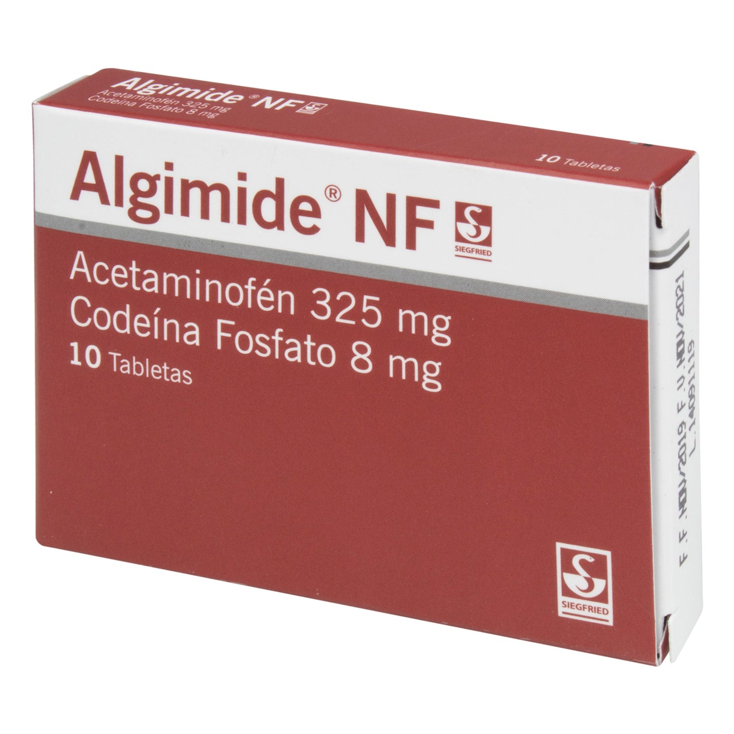 Algimide Nf 325/8 mg 10 Tbs Acetam/code