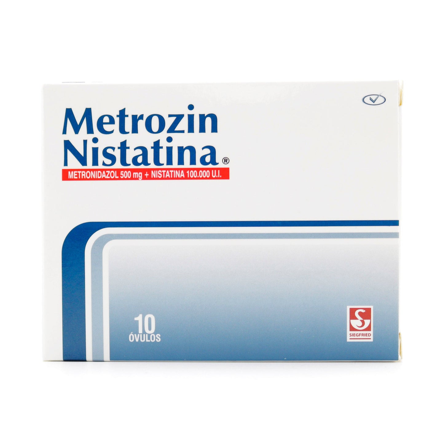 Metronidazol Nistatina 500 mg 10 Óvulos