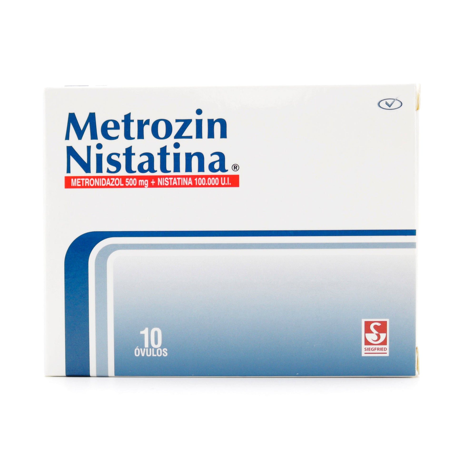 Metronidazol Nistatina 500 mg 10 Óvulos