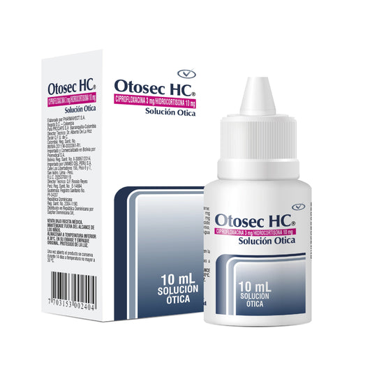 Otosec Hc 0.3% Gotas 10 ml