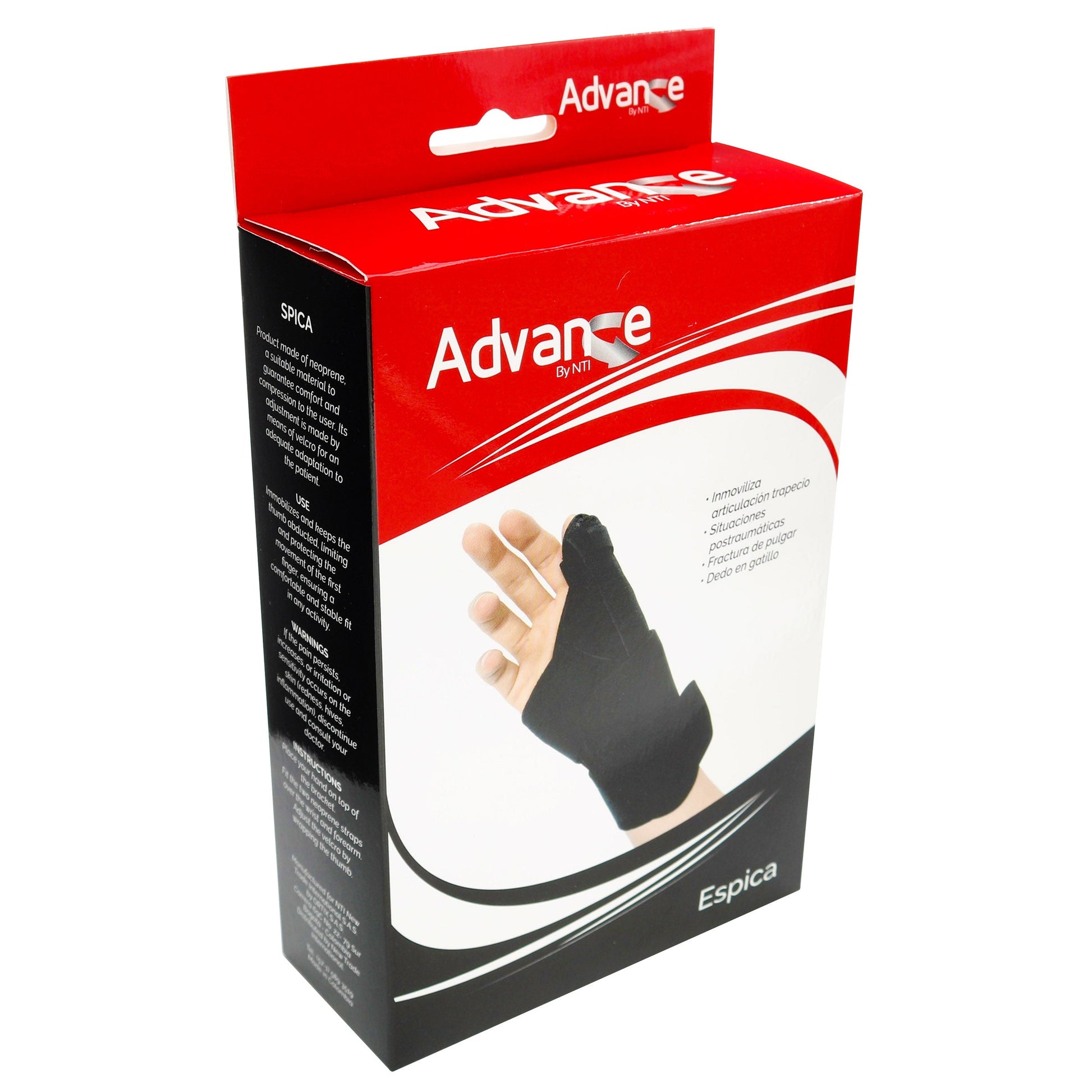 Ortopedico Esparadrapo De Pulgar Advance Nti