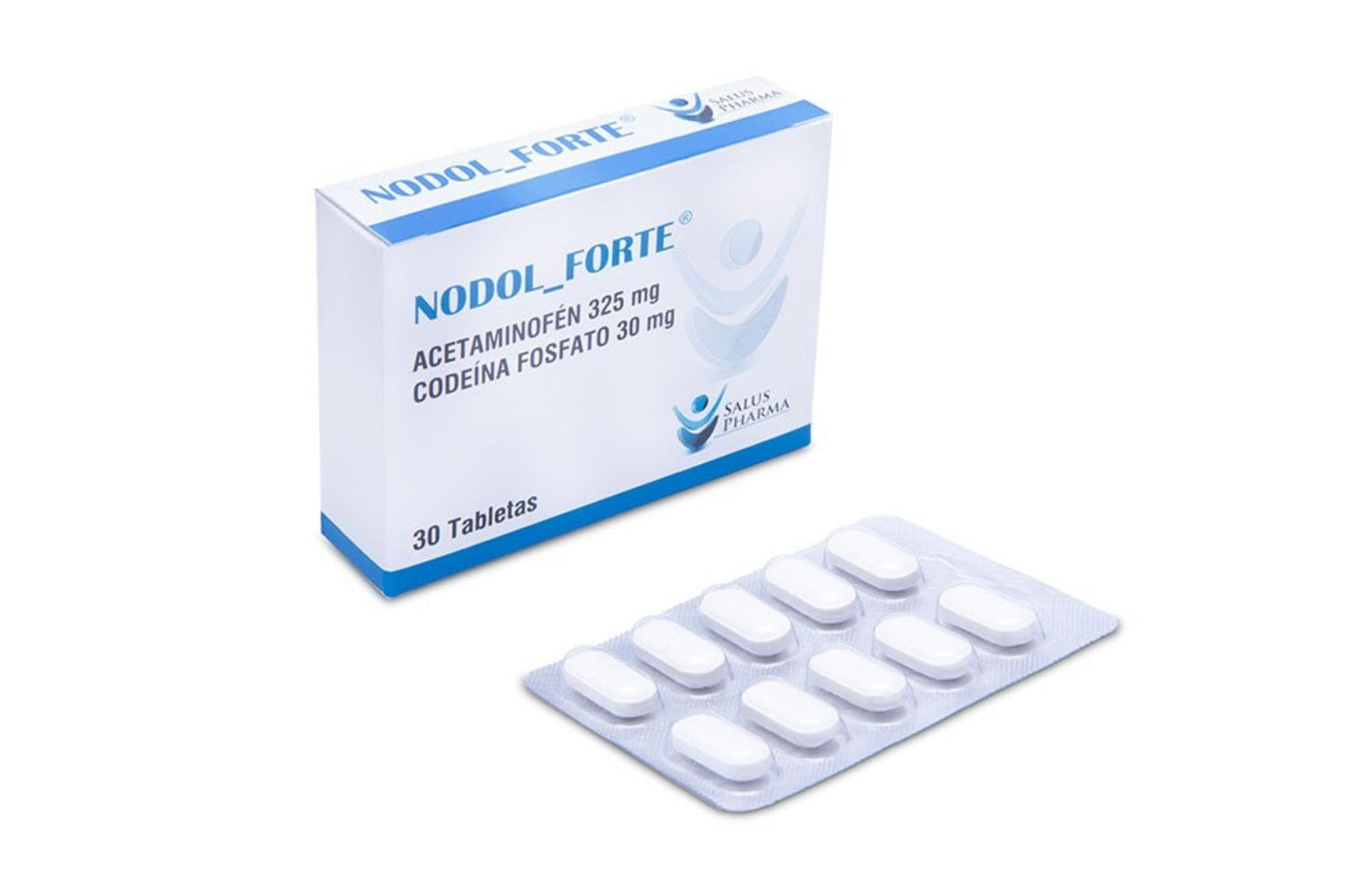 Nodol Forte 325 + 30 mg 30 Tabletas