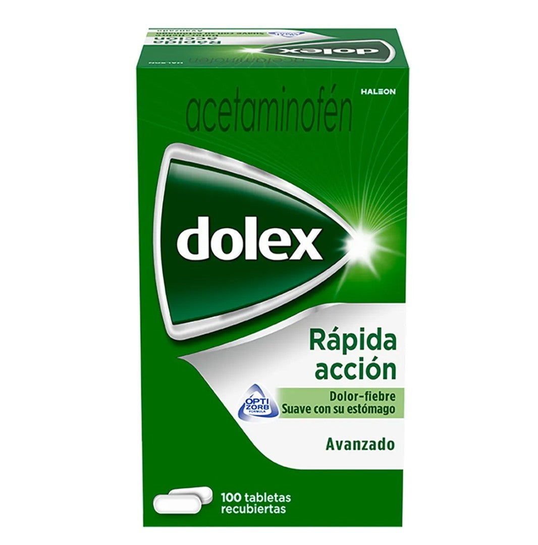 Dolex Rapida Accion Avanz 500 mg 100 Tbs
