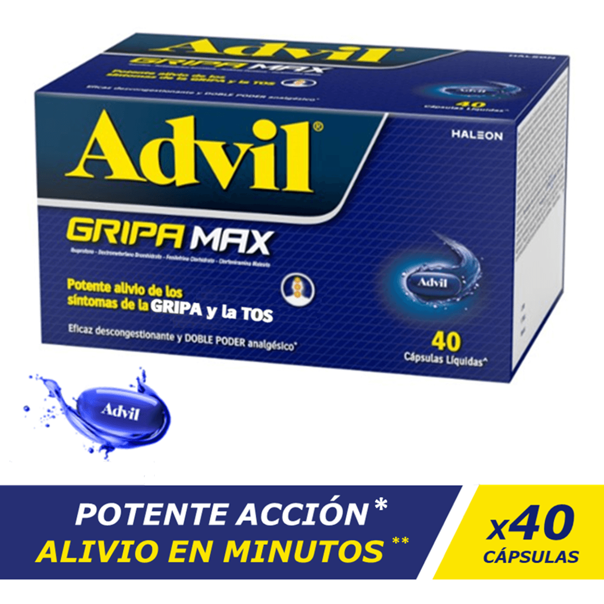 Advil grIPA Max 40 Cápsula