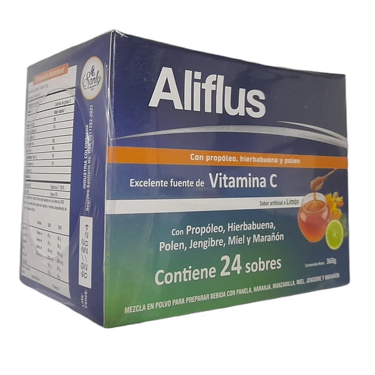 Aliflus Menta Caja X 24 Sobres Sanly