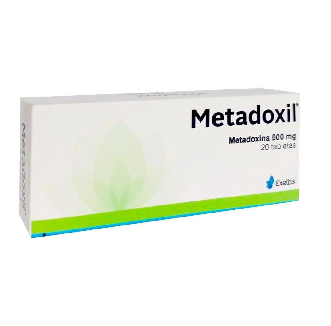 Metadoxil 500 mg 20 Tabletas