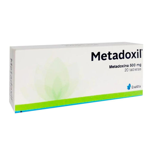 Metadoxil 500 mg 20 Tabletas