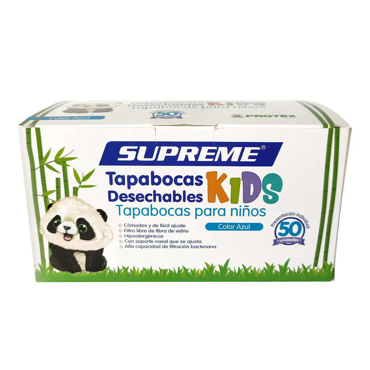 Tapabocas Kids Individual Supreme 50 Unidad