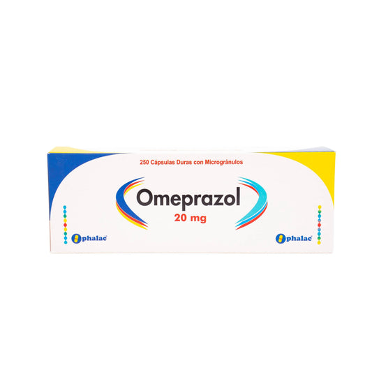 Omeprazol 20 MG 250 Cápsulas