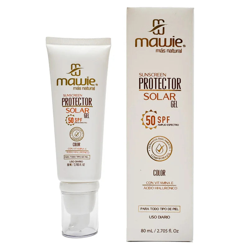 Protector Solar Spf50 Gel Colirio Mawie 80ml