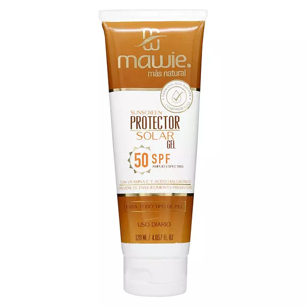 Protector Solar Sfp50 Gel Mawie 120 ML