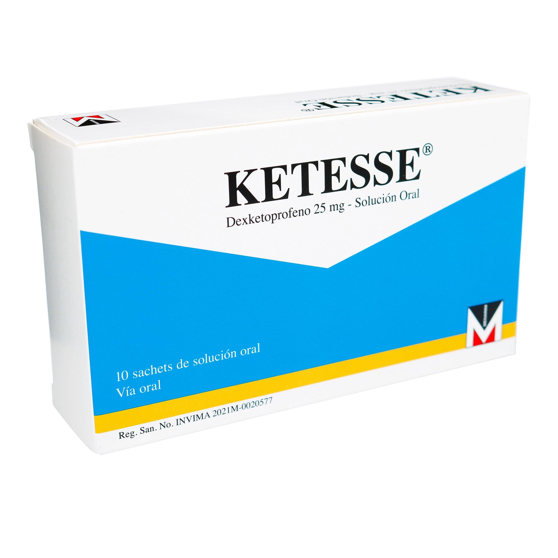 Ketesse 25 mg Solución.ORAL 10 Sachets 10 ml