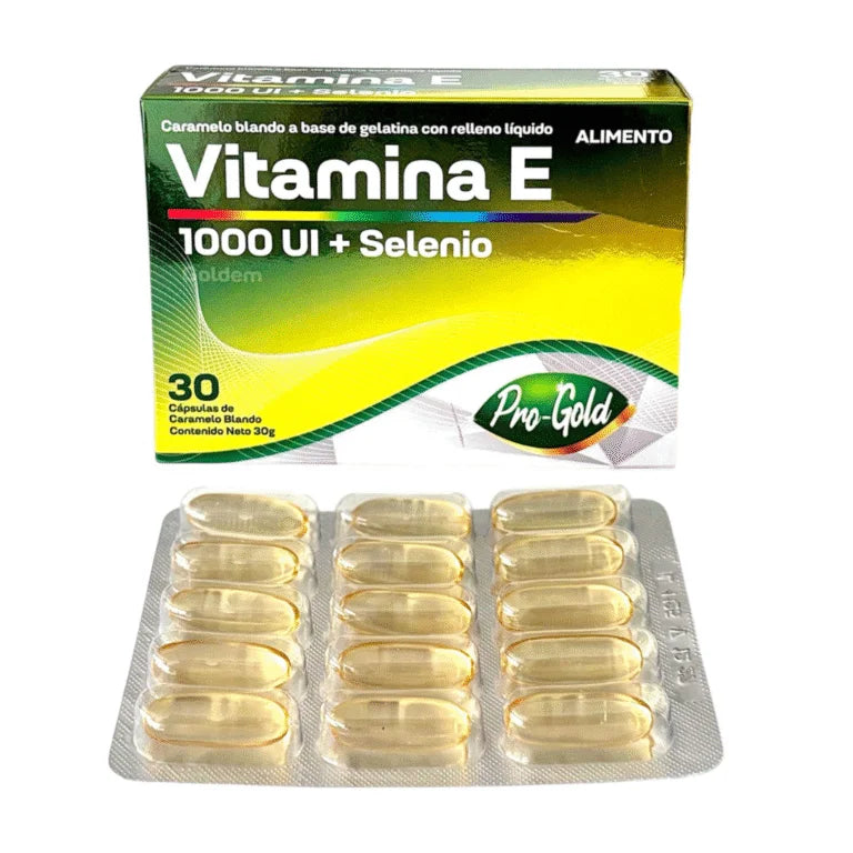 Vitamina E 1000 UI+ Selenio 30 CAP Progold