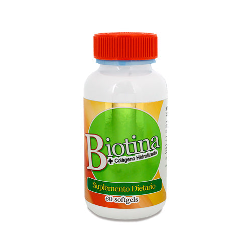Biotina 900mcg+colag.200mg 60caps.blan.