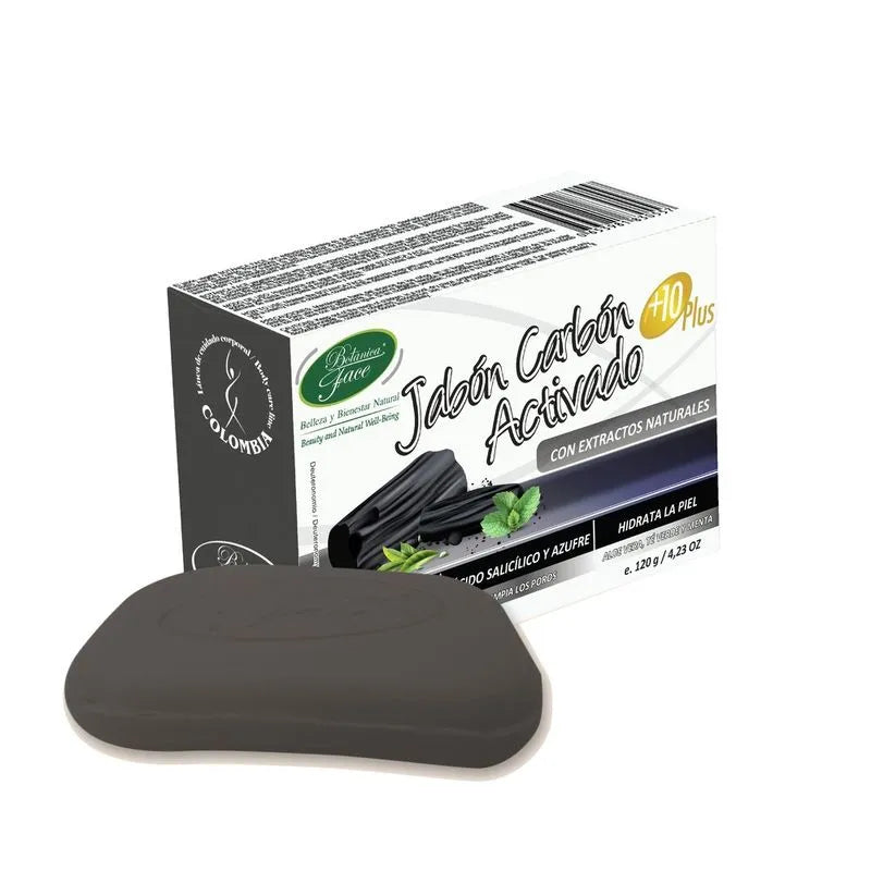 Jabón Carbon Activado Barra 100 g