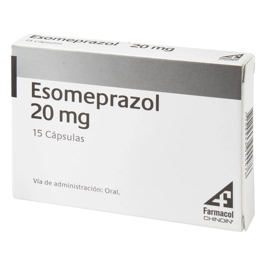 Esomeprazol 20mg 15 Cápsulas