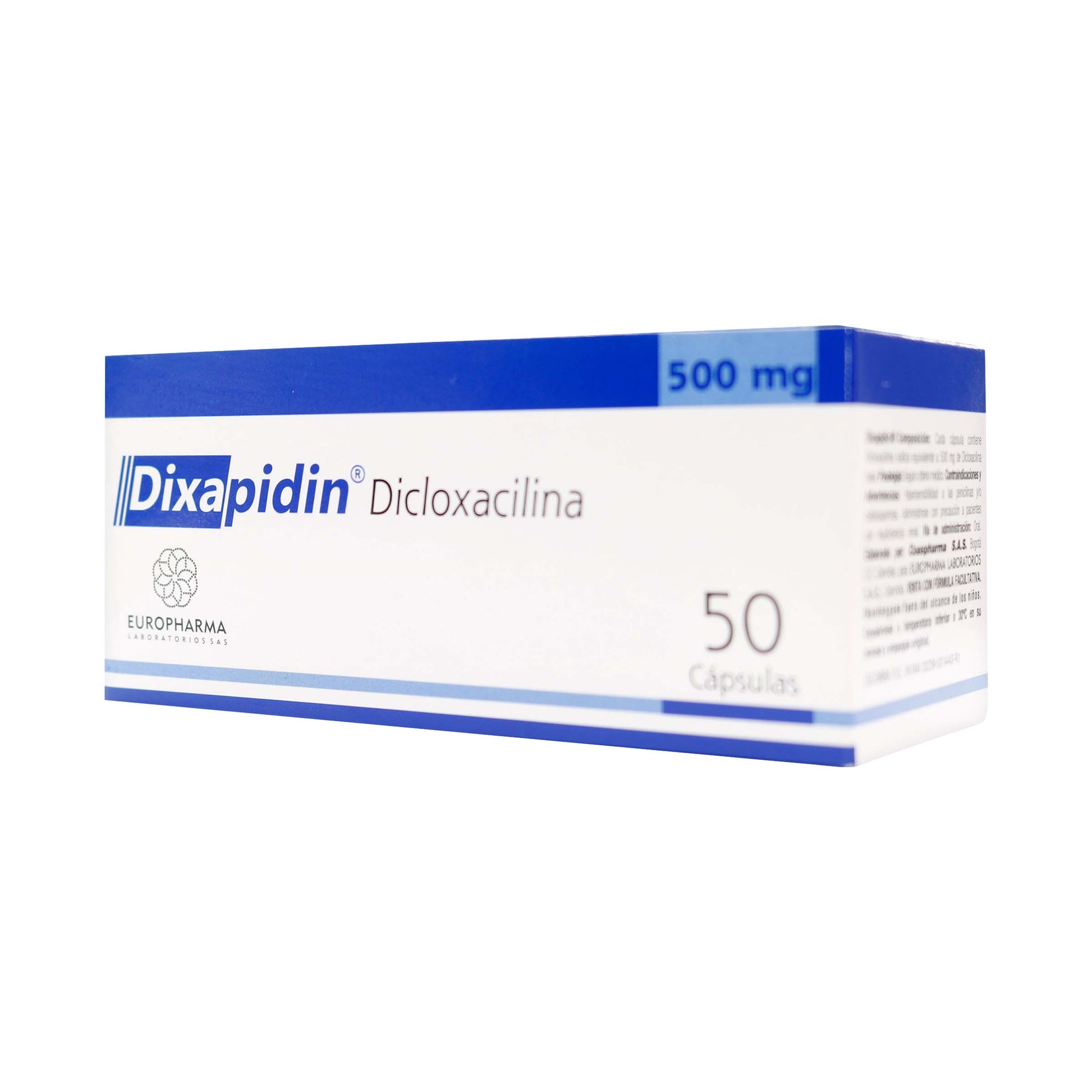 Dixapidin 500 mg X 50 Cápsula