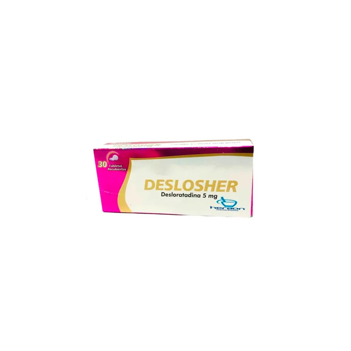 Deslosher Desloratadina 5 mg X 10 Tableta
