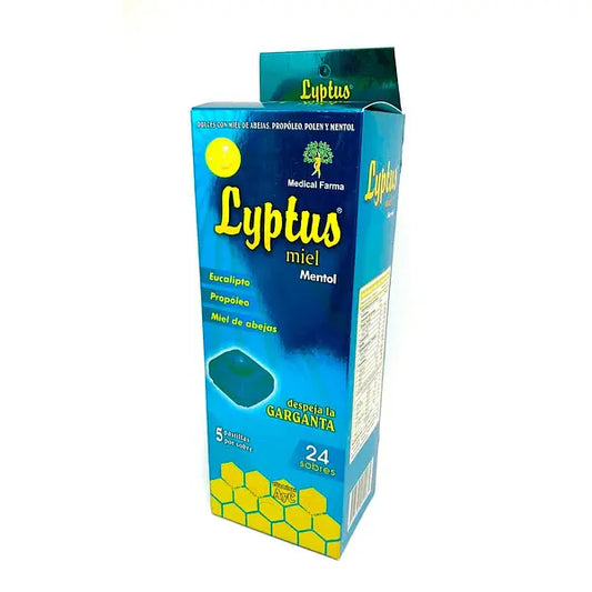 Lyptus Miel Mentol Caramelo Masticable X 5