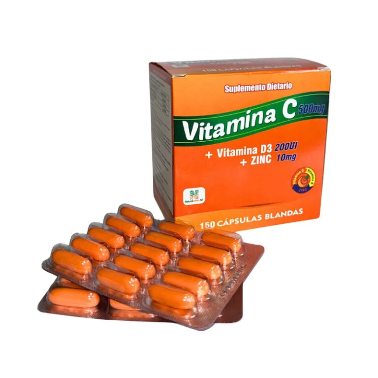 Vitamina C+Vitd+Zinc X 150 Capb Naturlme