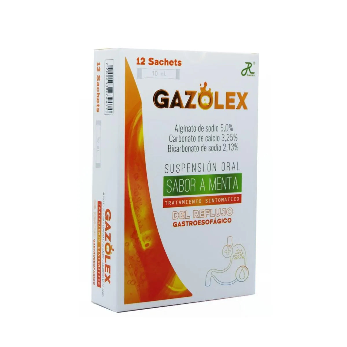Gazolez Alginato Carbo Sachets X 12 10 ML