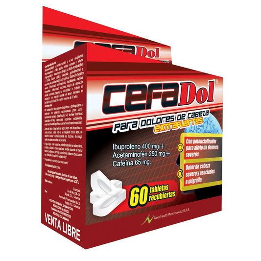 Cefadol Cápsulas 60 Tabletas