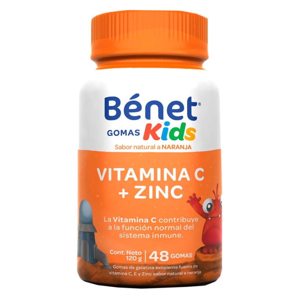 gOM. De GelAT. Benet Kids Vitamina Zinc 120