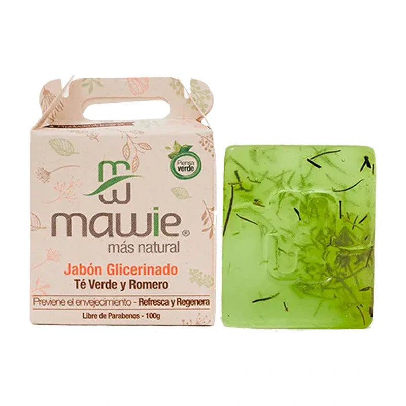 Jabón Mawie Te Verde Romero 100 gr