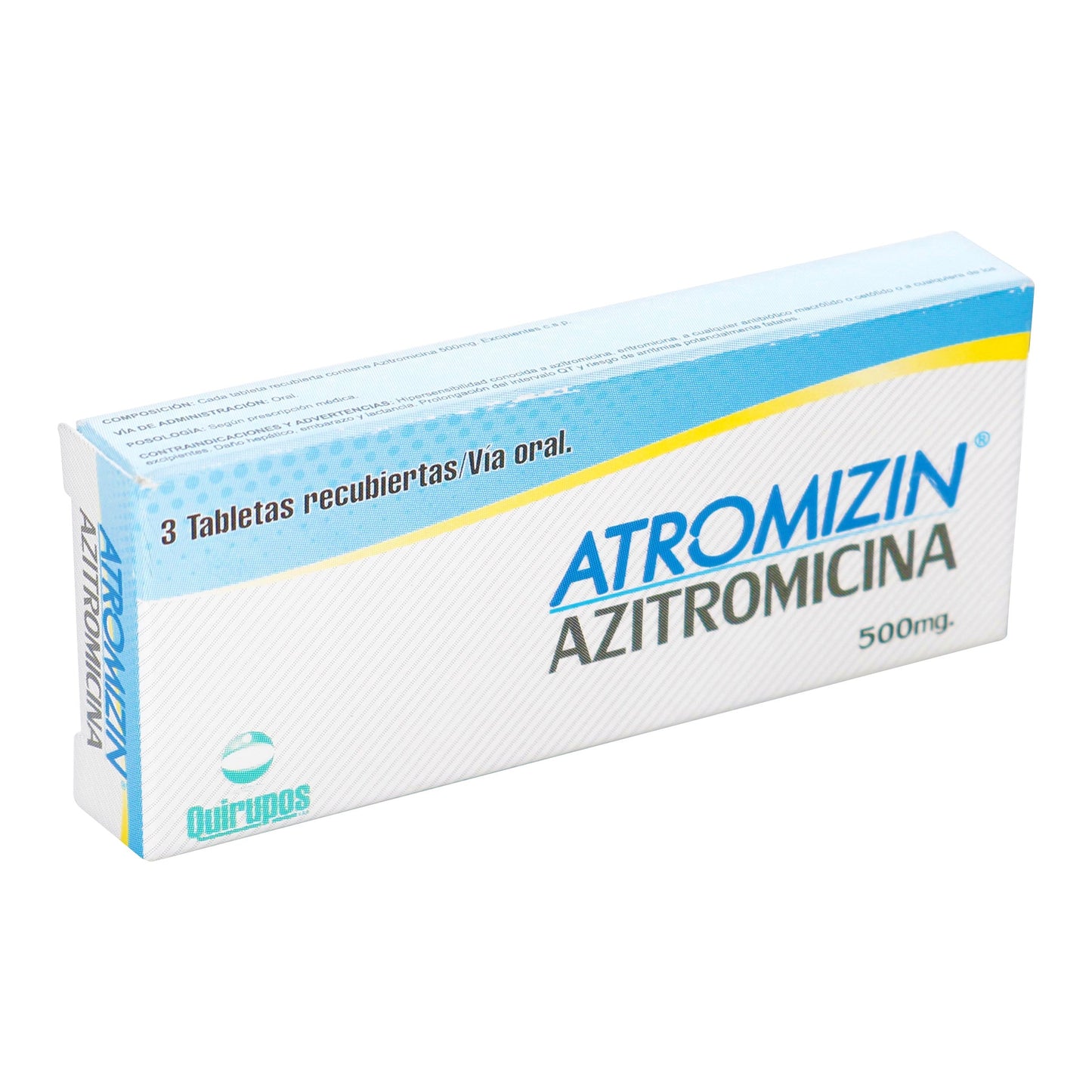 Atromizin Tabletas 500 mg Caja X 3 Uds