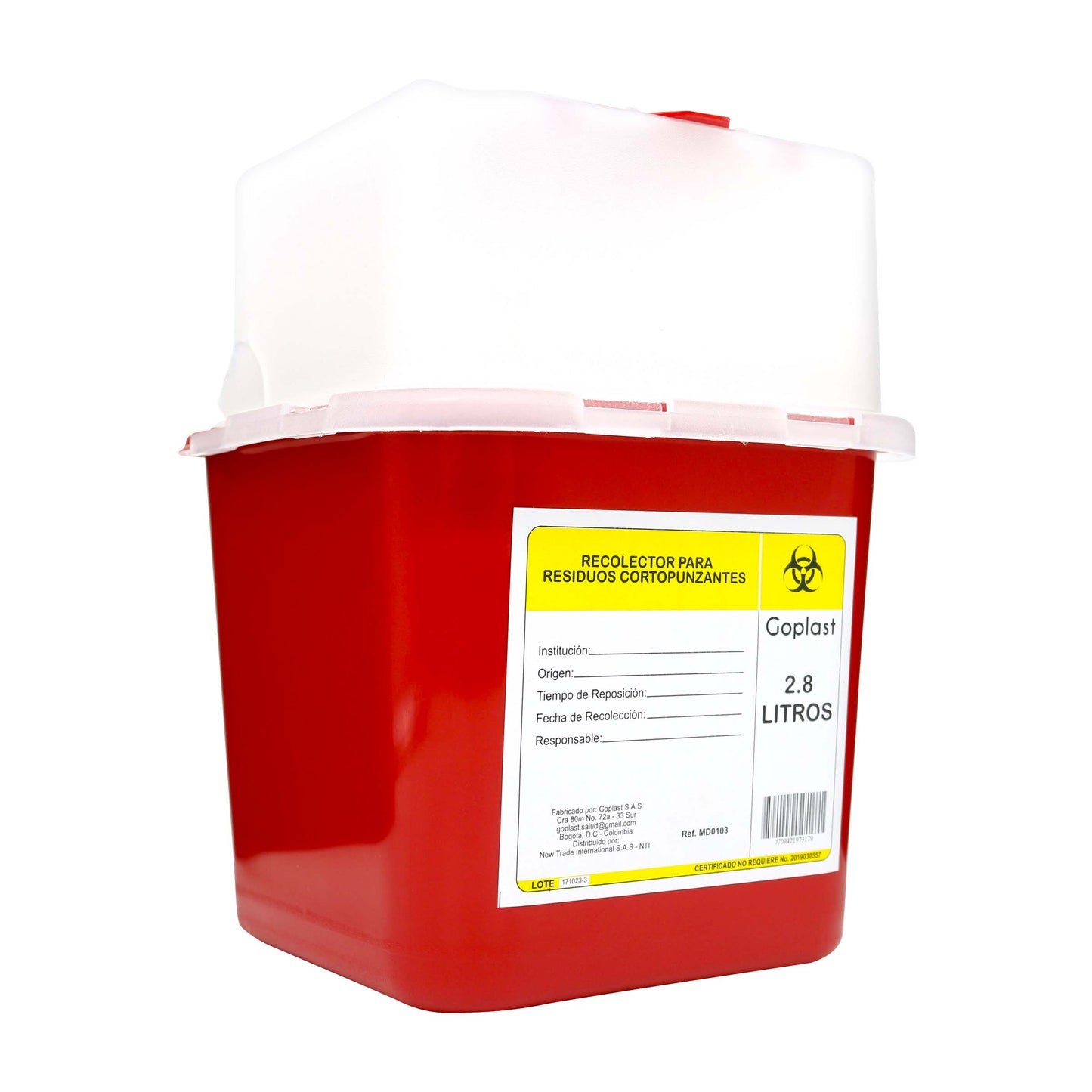 gUARDIAN Rec.residuos Cortopunzant 2.8 L