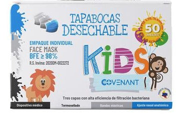 Tapabocas Termosell.covenant Nino 50ud Ei