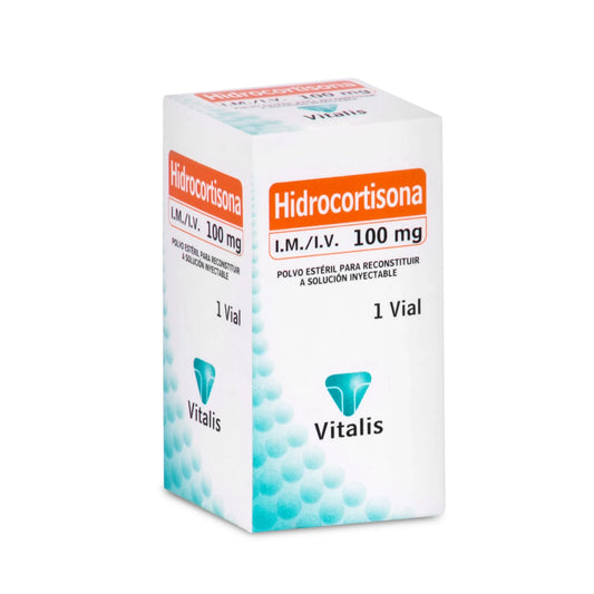 Hidrocortisona Ampolla 100 mg P.r.i 1 Vial