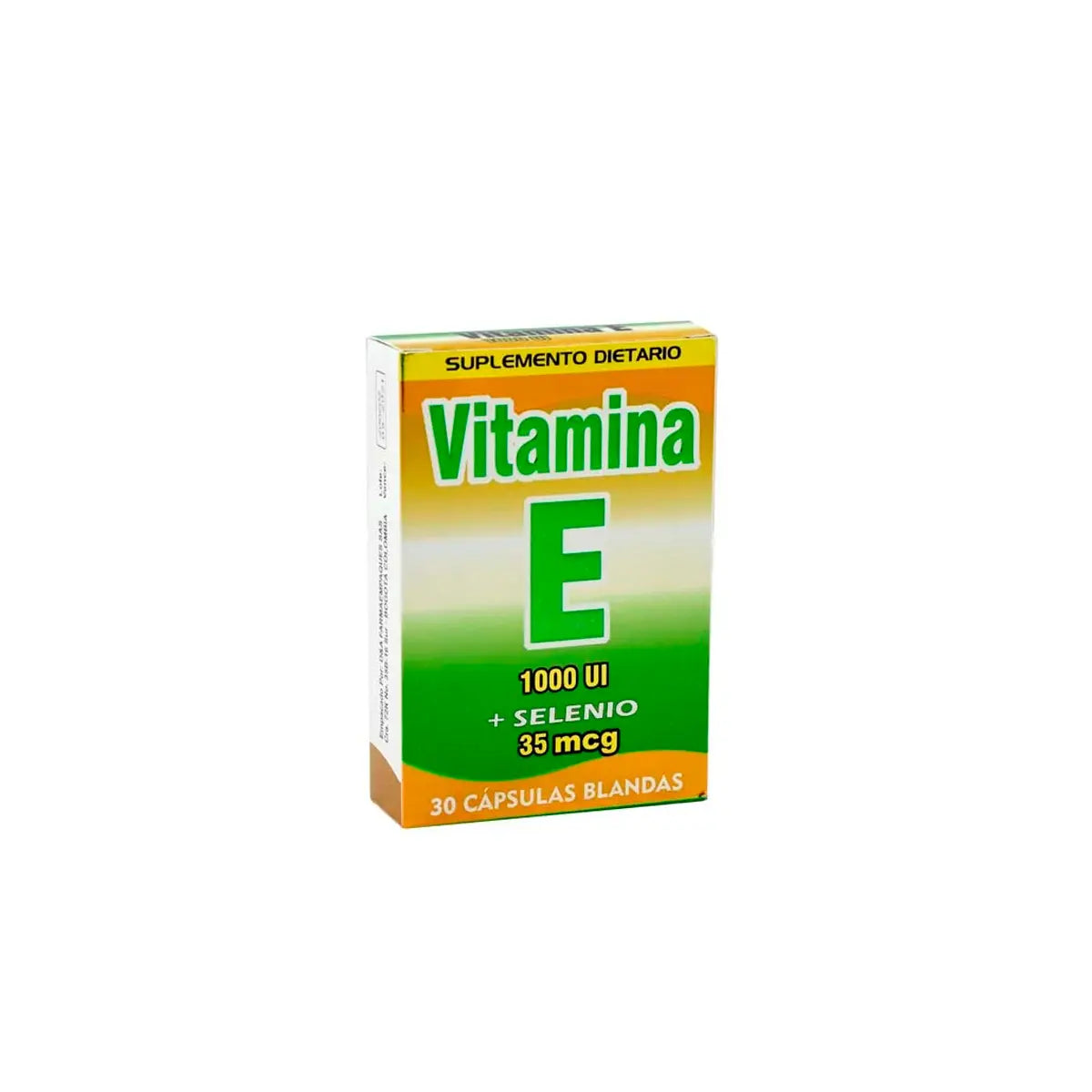 Vitamina E 1000ui + Selenio 35mcg X 30
