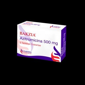 Bakzia Azitromicina 500 MG X 3 Tabletas