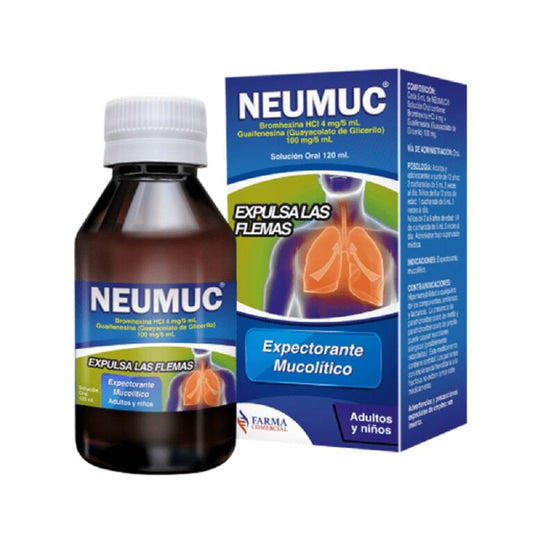 Neumuc Bromhexina + Guaifenesina Solución Oral