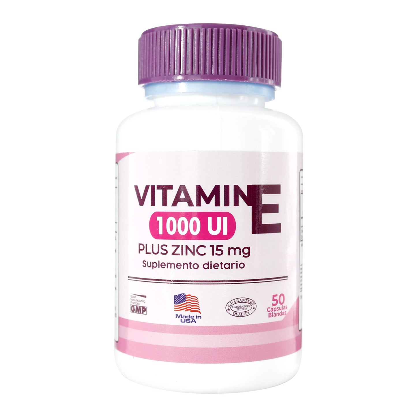 Vitamina E 1000 UI Zinc 15 mg 50 Cápsula