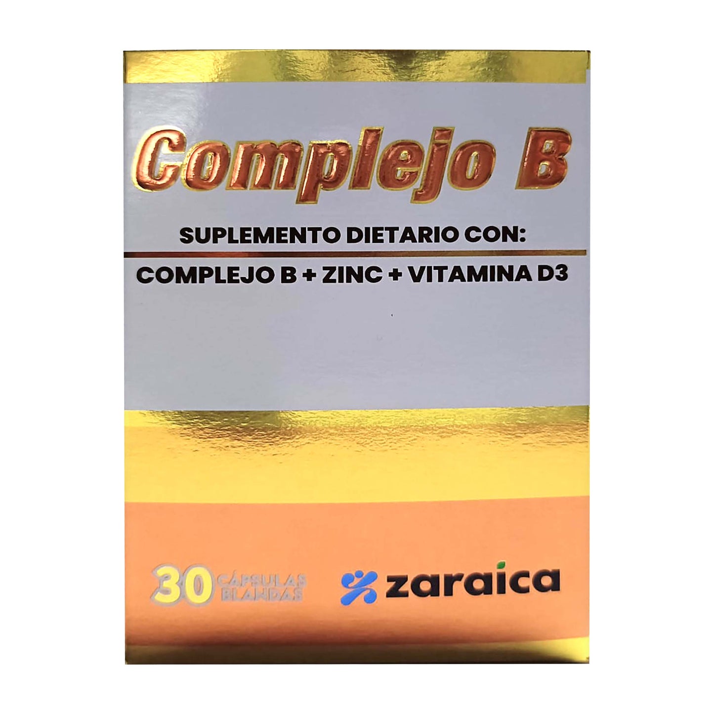 Complejo B +zinc+vitam.d3 30 Cápsula