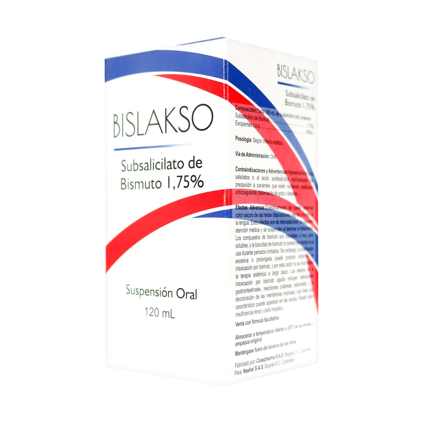 Bislakso Bismutol 1.75% Suspensión 120 ml